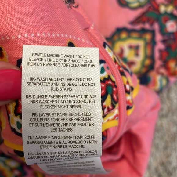 NWOT Boden Printed Linen pants size 6 - Picture 6 of 7